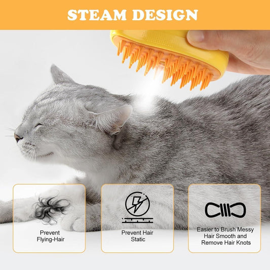 3 In 1 Steamy Pet Brush Cleanser